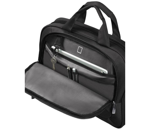 AMERICAN TOURISTER Torba na laptopa AT WORK 13.3-14.1 czarno-pomarańczowa 33G-39-004 - 738189 - zdjęcie 4